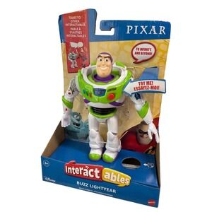 Disney Pixar Buzz Lightyear Interactables‎ Talking Action Figure Toy